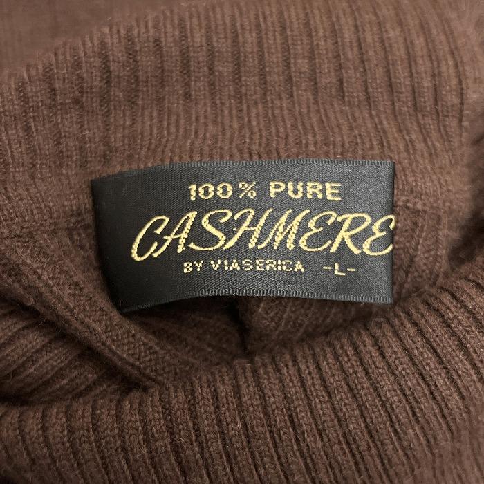 カシミアバイビアセリカ CASHMERE BY VIASERICA 薄手 リブニット カシミアバイビアセリカ CASHMERE BY VIASERICA 薄手 リブニット