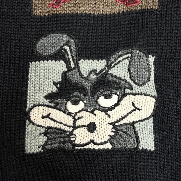 ◾️JULIUS 2005 ニット XS相当 チャコールグレー 日本製 初期モデル mamamo】片畦ハーフZIPドロストニットワンピース（ワンピース