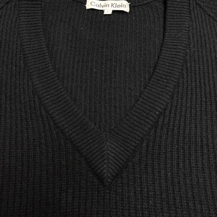 Calvin Klein カルバンクライン リブニット セーター Vネック Calvin Klein カルバンクライン リブニット セーター Vネック