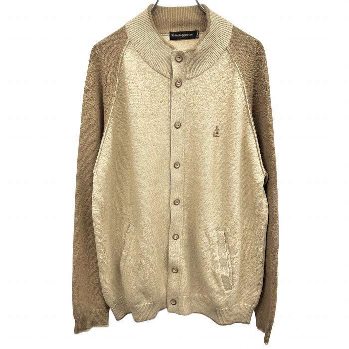 レナウン キンロックアンダーソン ニット カーディガン モックネック  