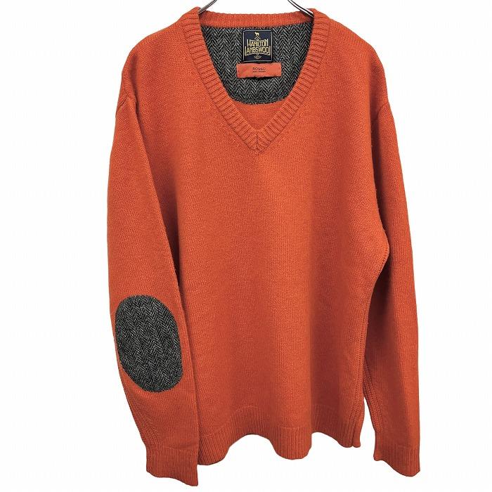 アーバンリサーチ ロッソ ニット セーター HAMILTON LAMBSWOOL Vネック 