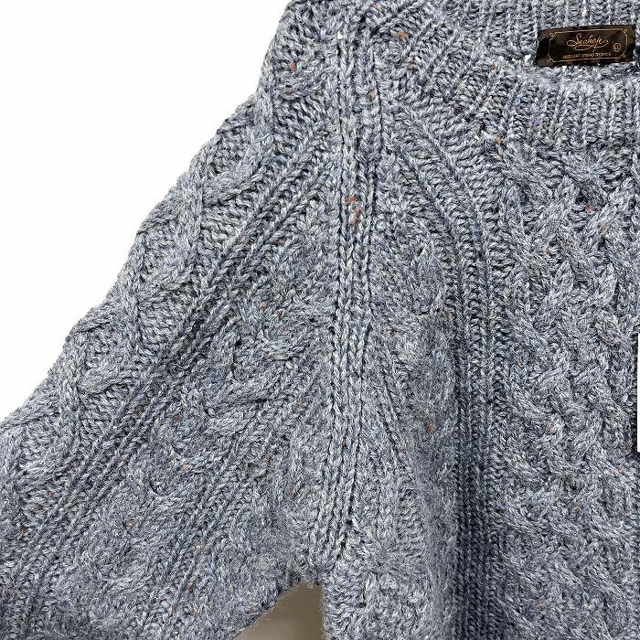 新品】Seahop 厚手 ケーブルニット セーター 手編み ハンドメイド  
