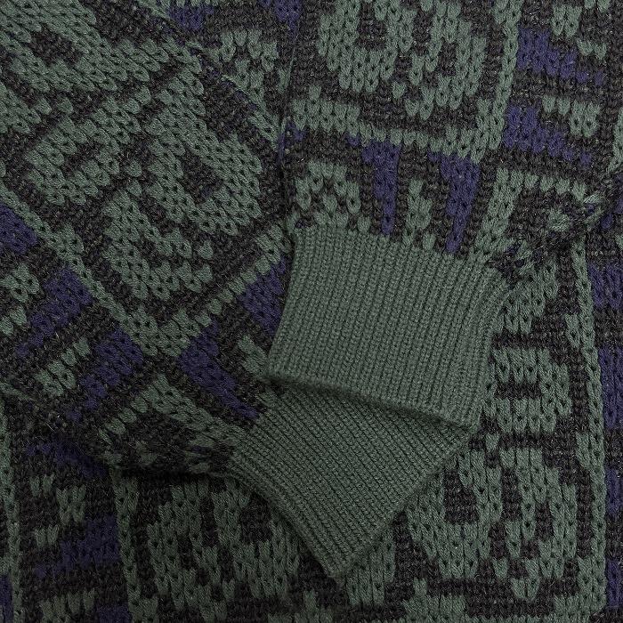 Golden Bear（ゴールデンベア） セーター ウールカットソー レトロ柄