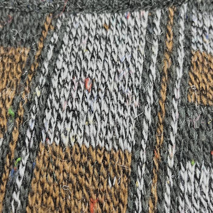 CONFEZIONI DI LUSSO ニット セーター チェック ネップ 長袖