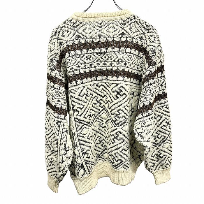 レナウンのセーター SIMPLE LIFE シンプルライフ バイ レナウン BY RENOWN セーター 総柄