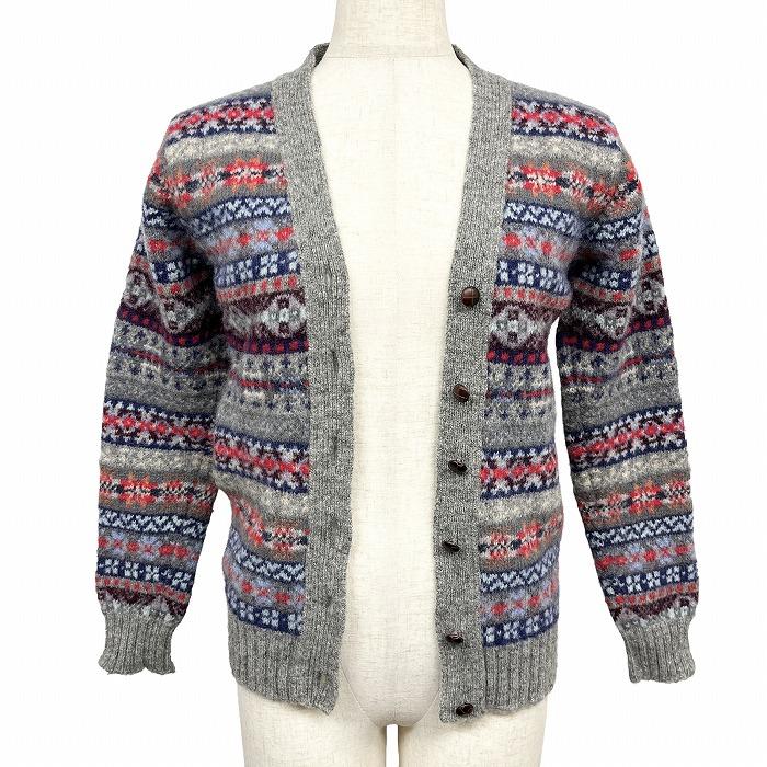 ジャミーソンズ Jamieson's カーディガン ニット フェアアイル 長袖