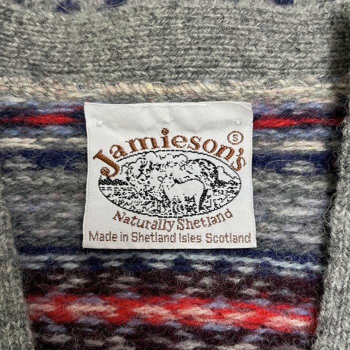 ジャミーソンズ Jamieson's カーディガン ニット フェアアイル 長袖