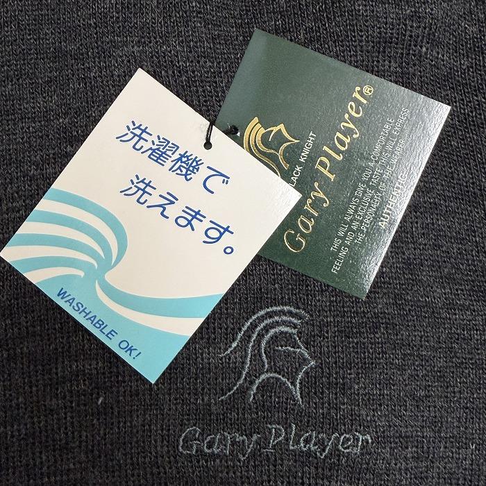 ゲーリープレーヤー 【新品】Gary Player タートルネック ニット セーター ロゴ刺繍 長袖 日本製 アクリル×ウール L ヘザーグレー メンズ |  | 02