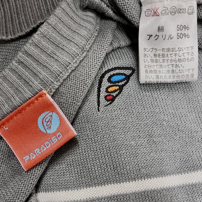 PARADISO パラディーゾ L メンズ 薄手 ゴルフ ニット ベスト V