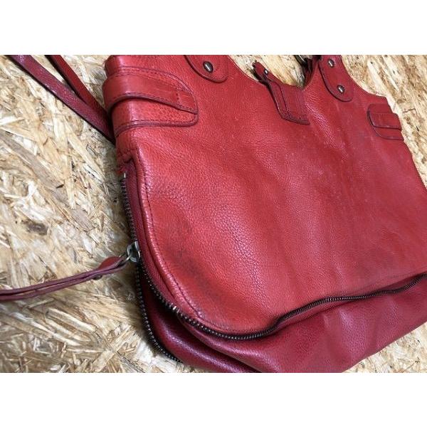 ケティ KETTY ハンドバッグ 無地 内ポケット3つ 鞄 かばん カバン レッド 赤 レディース | ketty | 02