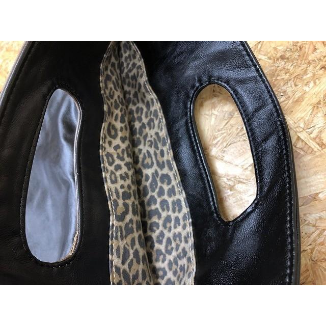 RAGEBLUE レイジブルー クラッチバッグ 内側にレオパード柄