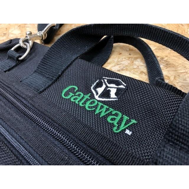 Gateway ゲートウェイ ショルダーバッグ パソコン コンピュータ ビジネス ロゴ刺繍 かばん カバン ブラック 黒 |  | 05
