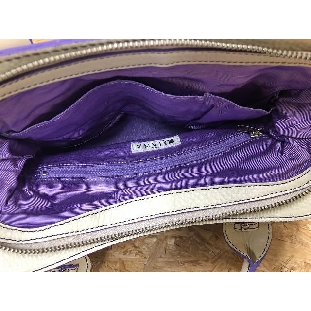 DIANA ダイアナ　2wayハンドバッグ　ショルダーバッグ　かごバッグ DIANA ダイアナ ラタンかごバッグ カゴ ショルダー 2way レザー