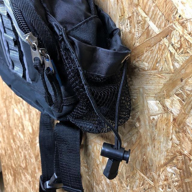 VIAGGIO - ウエストバッグ ボディバッグ かばん カバン 背当てがメッシュ地 ブラック×グレー |  | 08