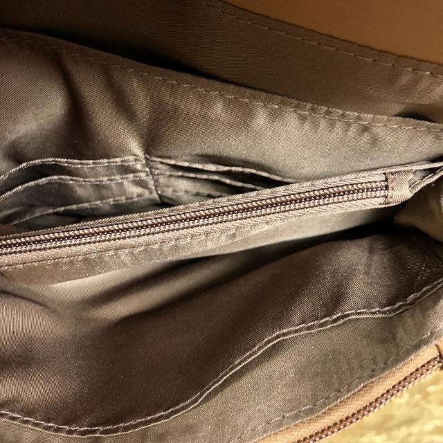 Honeys ハニーズ - レディース 2way ミニショルダーバッグ×ポーチ かばん カバン コーデュロイ ストラップ脱着可 - ブラウン×ホワイト | Honeys | 06