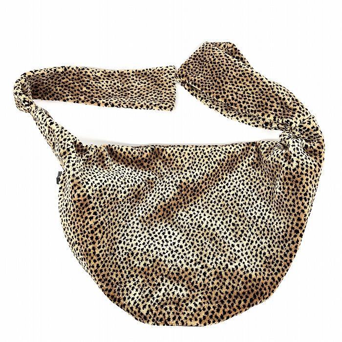 ルベルニ LE VERNIS 巾着バッグ かばん ヒョウ柄 レオパード 底有り サイドファスナー ブラウン系 イエローブラウン×ブラック レディース |  | 01