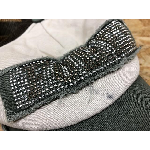 アーノルドパーマー Arnold Palmer キャップ ロゴ刺繍 スタッズ付き 帽子 綿100% サイズ56〜58 カーキ×ベージュ×ブラウン | Arnold Palmer | 08