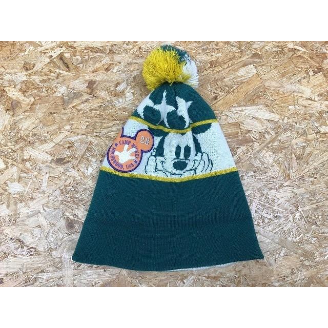 Disney ディズニー サイズ56 58 ニットキャップ ロゴ刺繍 ニット帽 ミッキーマウス 帽子 アクリル100 グリーン オフホワイト イエロー Zh Undo Rowa ヤフー店 通販 Yahoo ショッピング