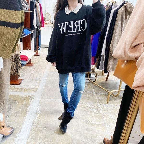 DEBY DEBO/ビジュー衿売れ筋商品|||プルオーバー DEBY DEBO/ビジュー衿プルオーバー : アンドゥ - 通販 - Yahoo