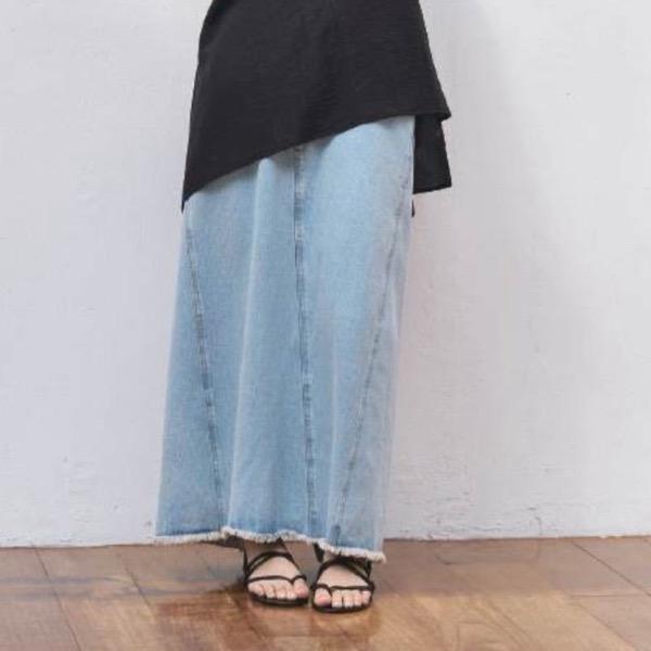 CHIGNON(シニヨン)/ラップアジャストデニムSK : アンドゥ - 通販