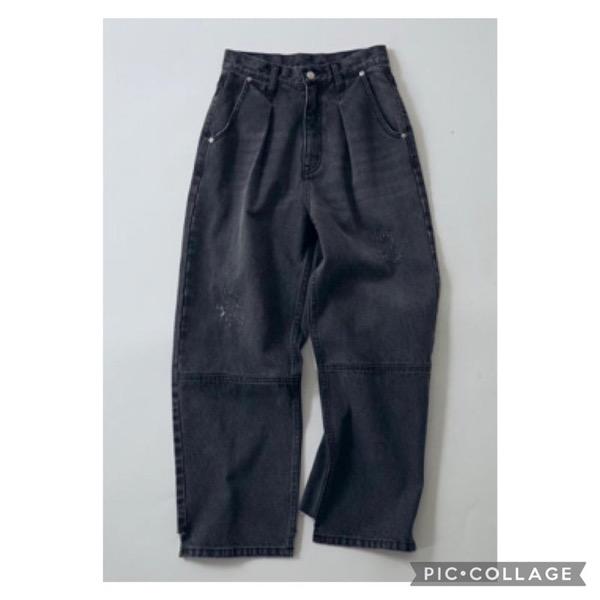 YENN/HIGH RISE TUCK WIDE PT GRAY(3日前後発送可) : アンドゥ - 通販 
