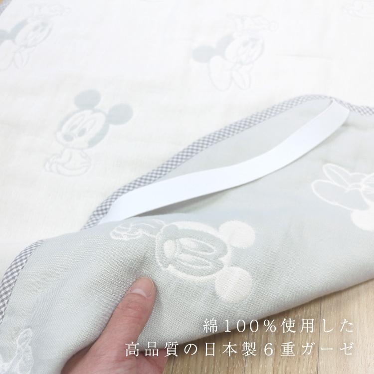 ディズニー 日本製 お昼寝 コットカバー 60×130cm 6重ガーゼ 綿100％ Disney ミッキー プー un doudou 送料無料メール便発送(対面受取) LP｜undoudou｜06