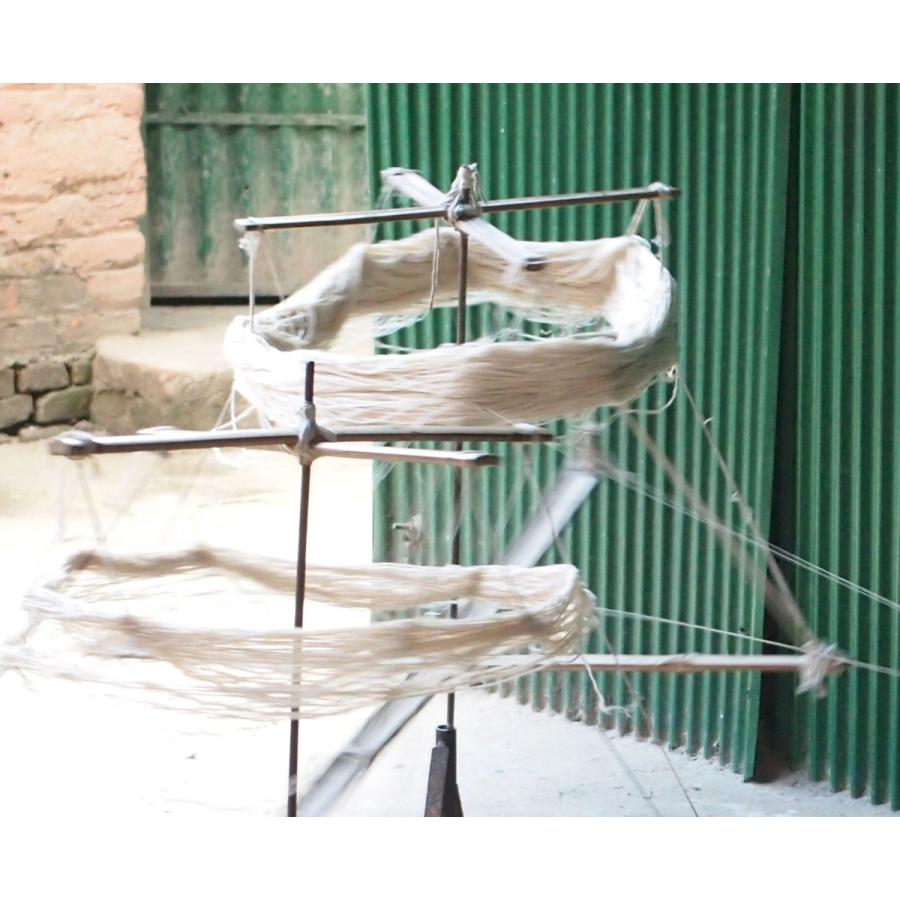 「いえ」　デザイン脇阪克二　45×65cm/手織り/無染色/ウール/玄関マット 　undyed+アンダイドプラスオリジナルラグ　 |  | 04