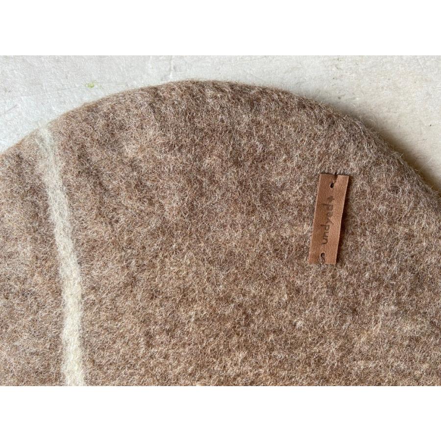 フェルト チェアーパッド　ラウンド　ナチュラルカラー/椅子座布団 |  | 12