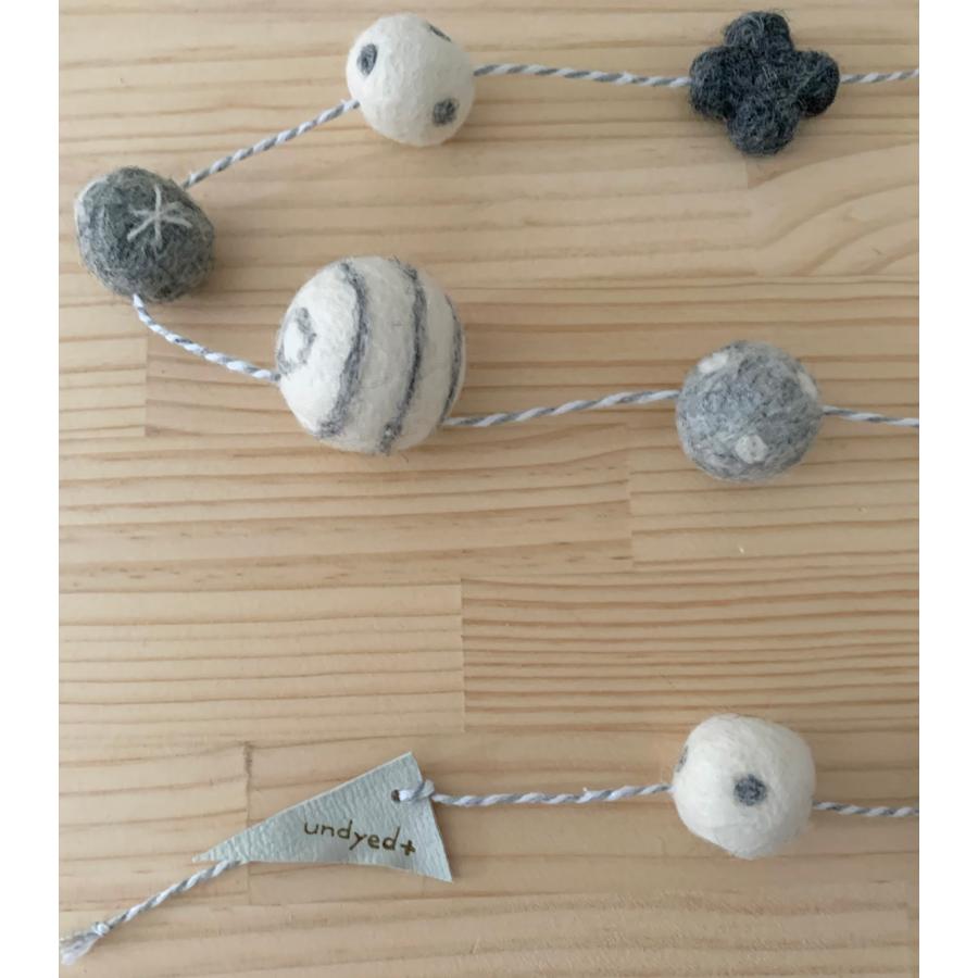 フェルトボール ガーランド プラス付き クリスマスオーナメント アン