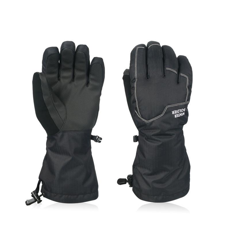スノーボードウェア スキーウェア 手袋 5本指 お揃い 男女兼用 ユニセックス 保温性