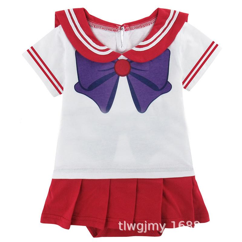 ロンパース セーラームーン ベビー服 ベビー カバーオール コスプレ衣装 赤ちゃん ギフト 超人気新品 ハロウィン おしゃれ 可愛い お祝い 子供