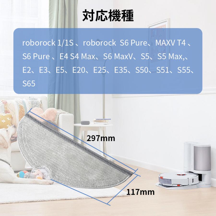 Roborock（ロボロック） 交換用 互換品 マイクロファイバーモップ Q7