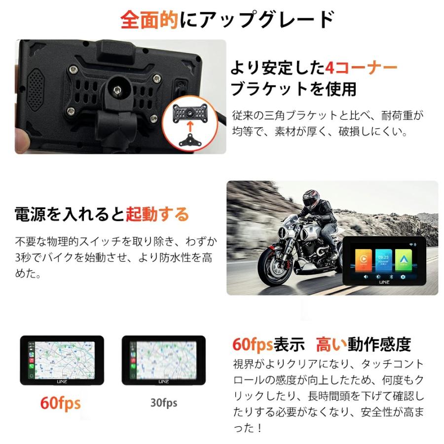 バイク カープレイ スマートモニター 5インチ CarPlay バイク カープレイ スマートモニター 5インチ CarPlay