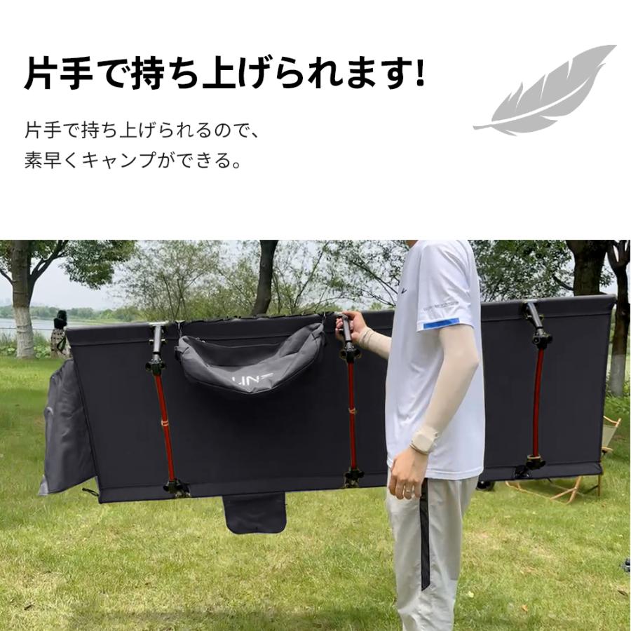 UNE コット キャンプコット アウトドア用品 キャンプ 防災 UNE コット キャンプコット アウトドア用品 キャンプ 防災