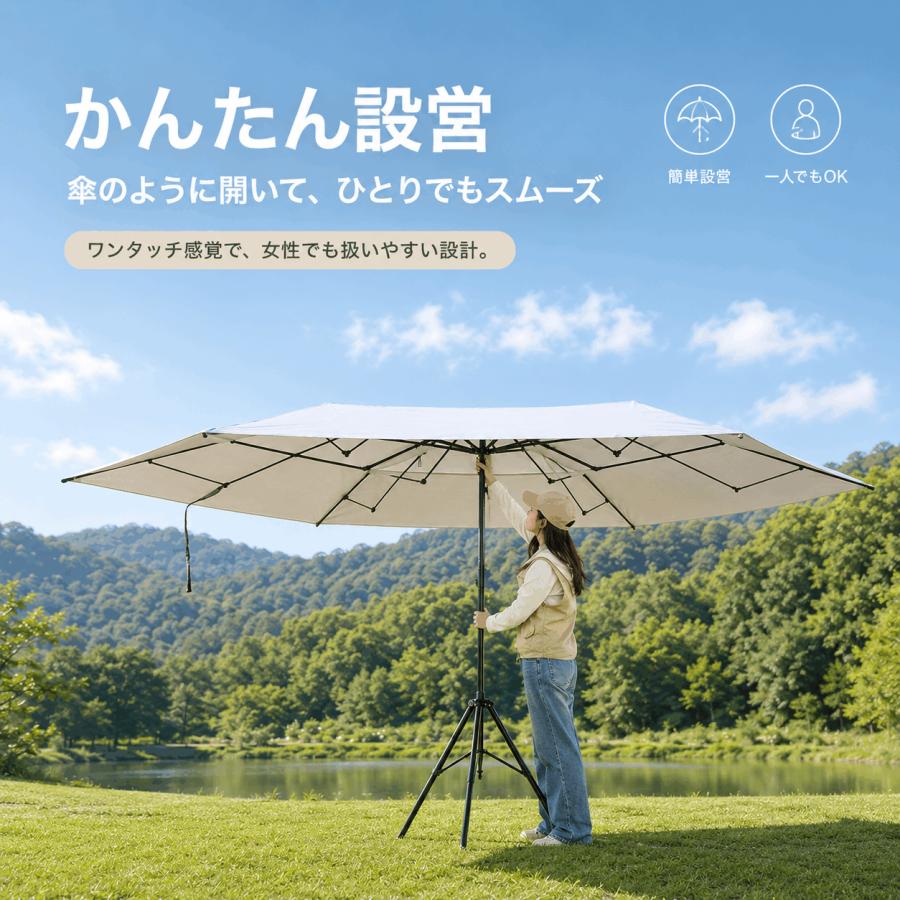 パラソル ガーデンパラソル アウトドア キャンプ 大型 UVカット 屋外