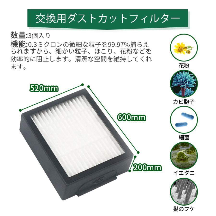 ルンバ iRobot フィルター 消耗品 コンボ 交換用 Combo j7+/ combo j9