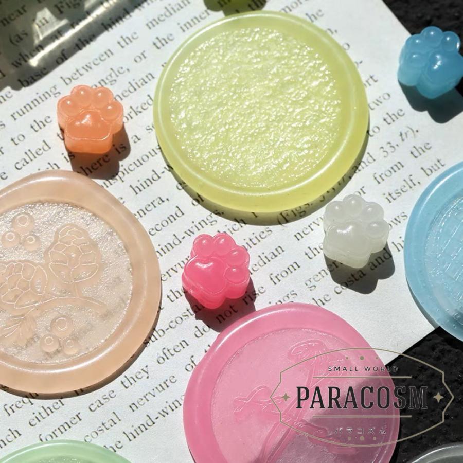 シーリングワックス　ミックス　空色＆ムラサキ　ネゴの手inラベンダー（約125粒）40ｇ　シーリングスタンプ　レター　封筒　招待状　結婚式　　DIY用 |  | 05