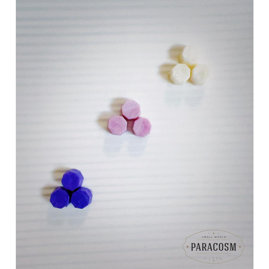 シーリングワックス  ミックス ピング＆紫 朝顔　（約125粒）40ｇ　シーリングスタンプ　レター　封筒　招待状　結婚式　ギフトボックス　DIY用 |  | 03