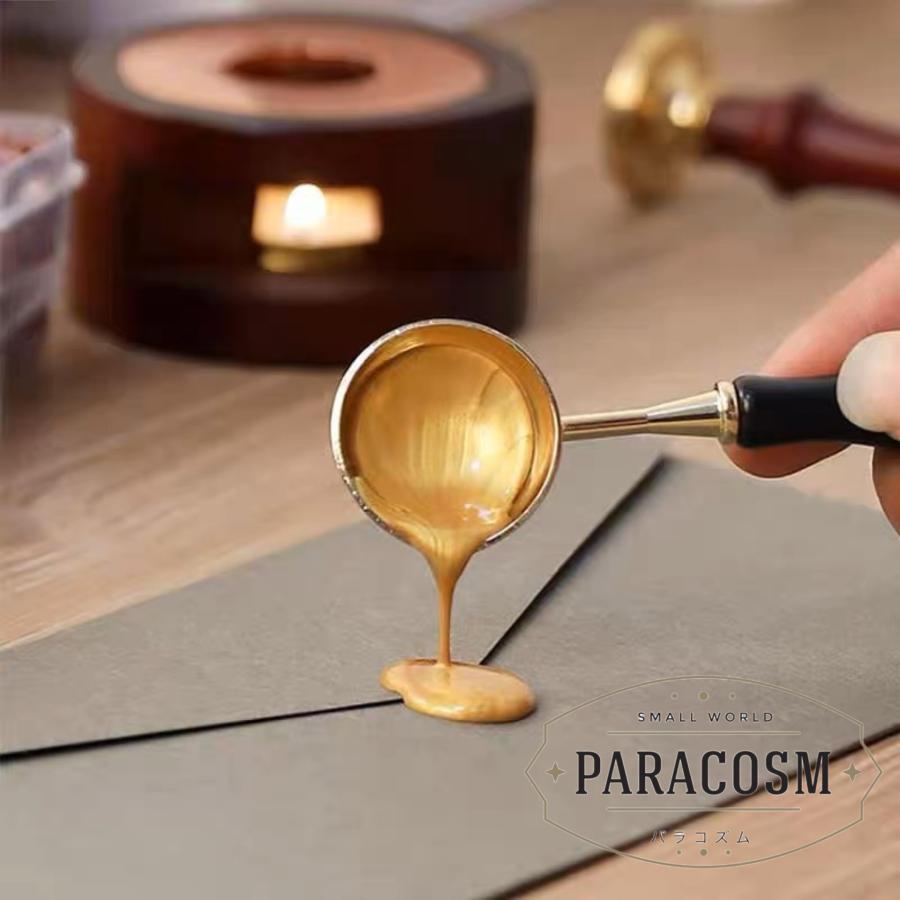シーリングワックス　ミックス　砂漠の旅　ゴールド＆ライトグレー（約125粒）40ｇ　シーリングスタンプ　レター　封筒　招待状　結婚式　ギフトボックス　DIY用 |  | 05