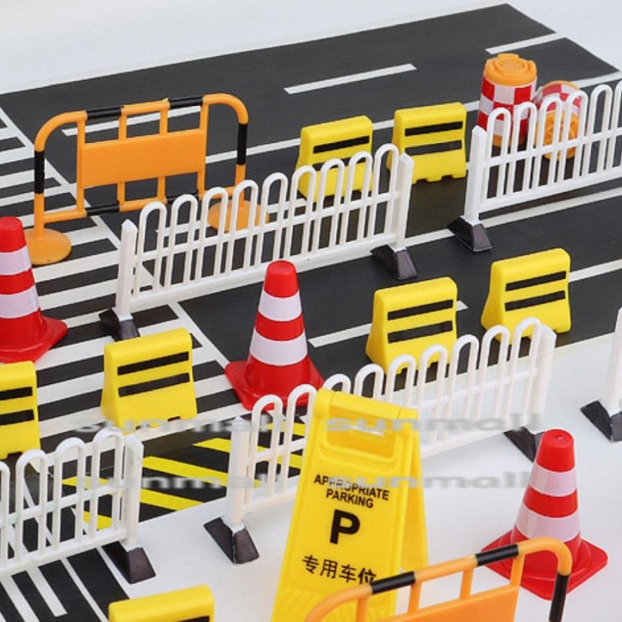 1点販売】【7タイプ選択】ミニチュア 道路工事セット 工事用バリケード