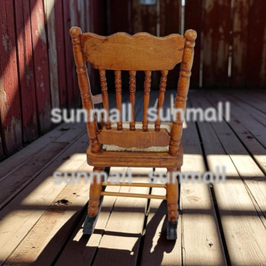 ロッキングチェア　1/6ドールサイズ 7e1de9bcbf362664efeb244ef432df