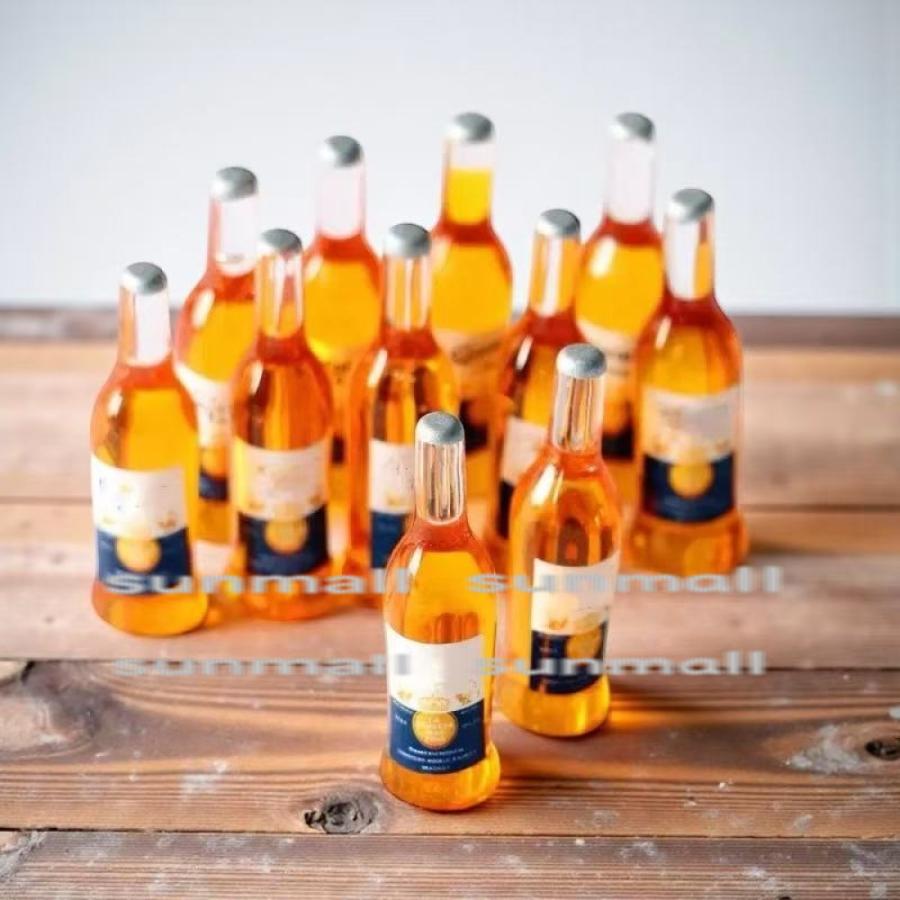 1点のみ販売】ミニチュア ビールボトル ドールハウス用飲料模型