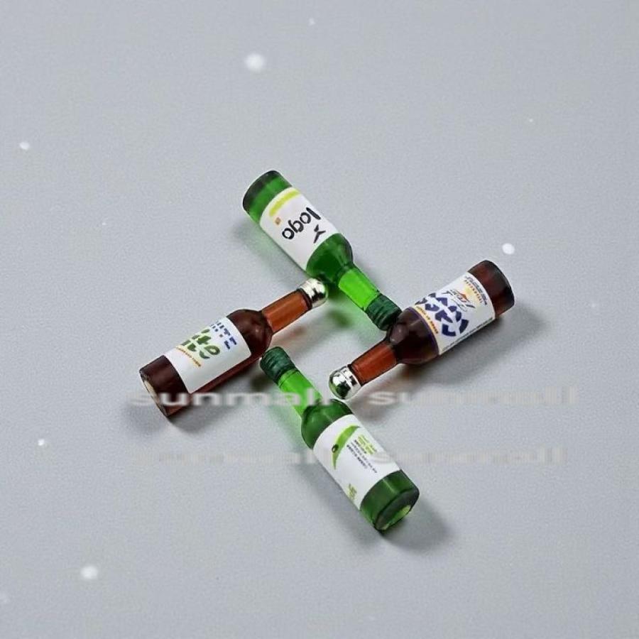 1点販売】【4タイプ選択】韓国焼酎風 ミニチュアボトル 小瓶タイプ