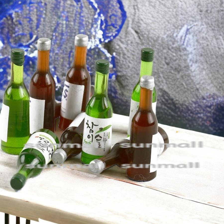 1点販売】【4タイプ選択】韓国焼酎風 ミニチュアボトル 小瓶タイプ