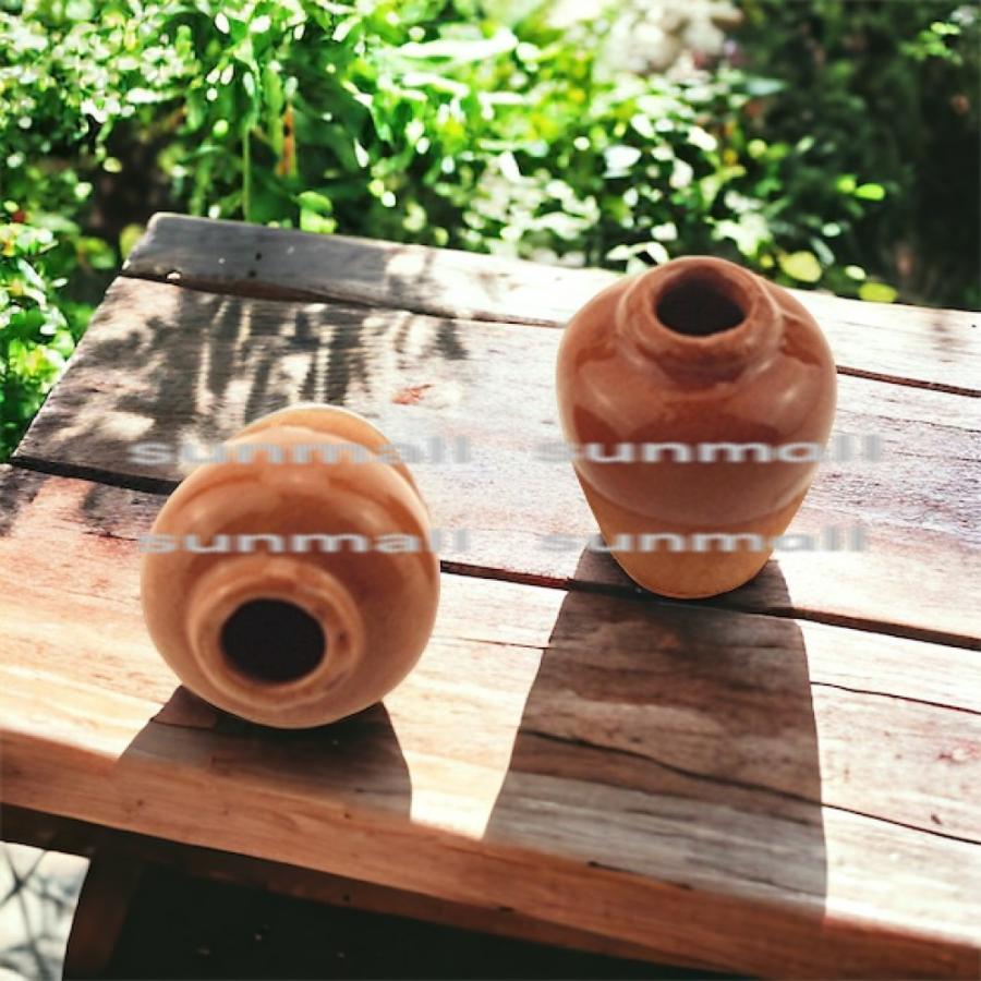 1点販売】【4タイプ選択】ミニチュア素焼き陶器 花鉢・壺 選べる4