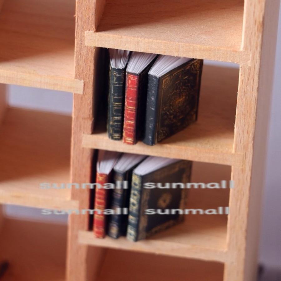 1セット3冊販売】【選べる8色】ミニチュア 洋書 レトロブック 3冊