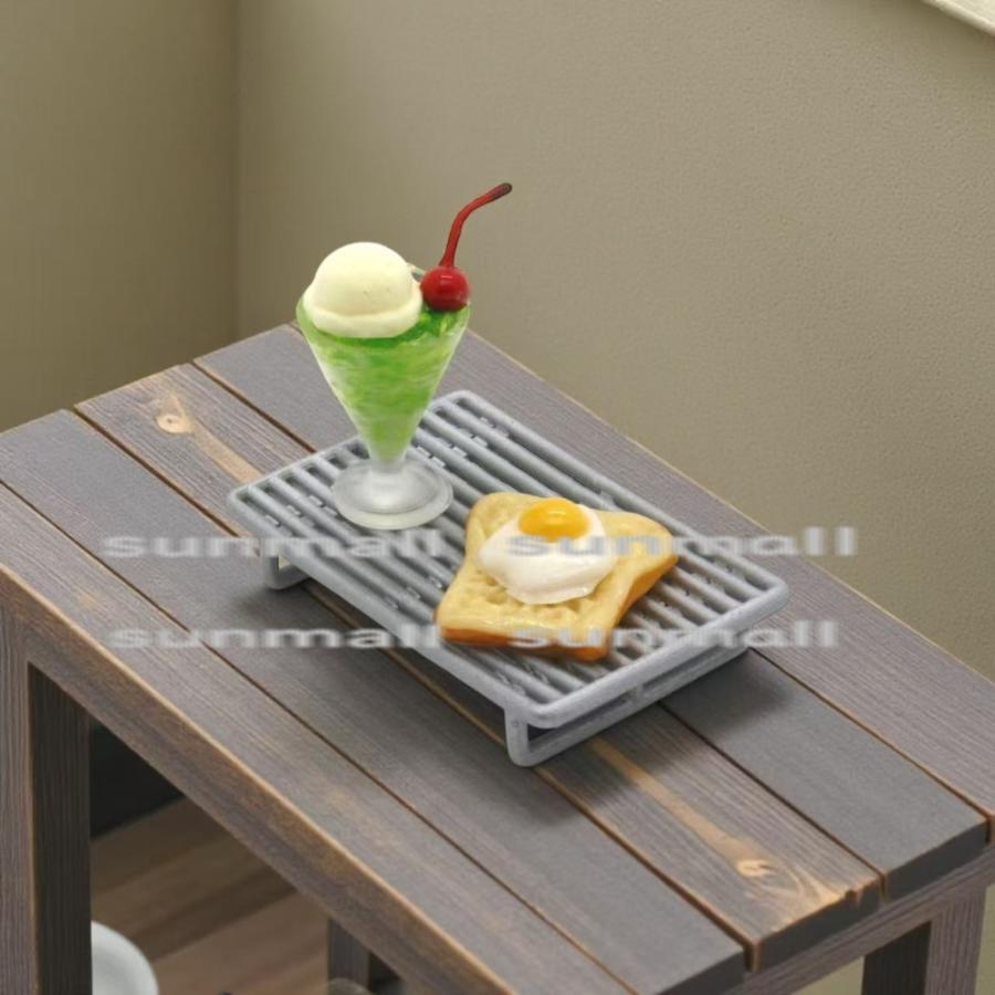 ミニチュア★キャビネット★ソーイング★お気に入りを詰め込み 1点販売】ミニチュア メロンソーダフロート さくらんぼ付き｜ドール