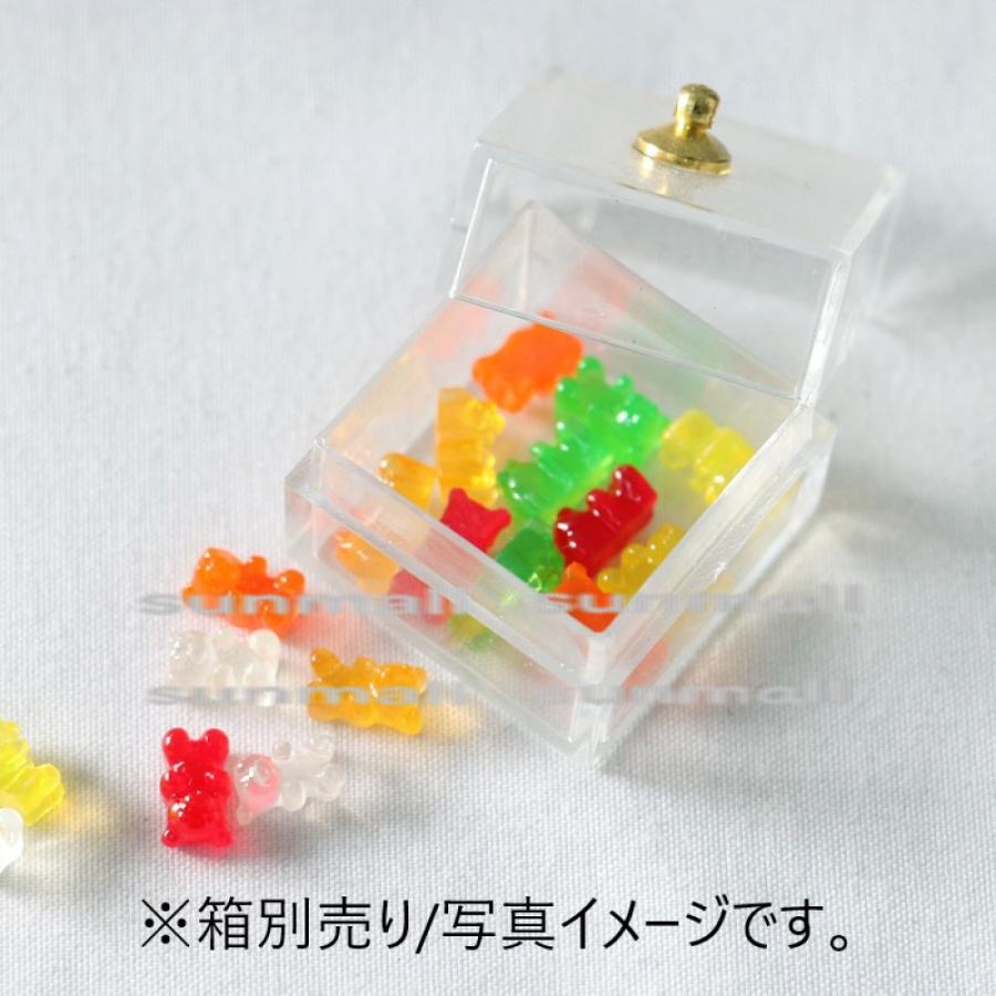 1セット12点販売】【ランダム発送】ミニチュアカラフルくまグミ風 12個