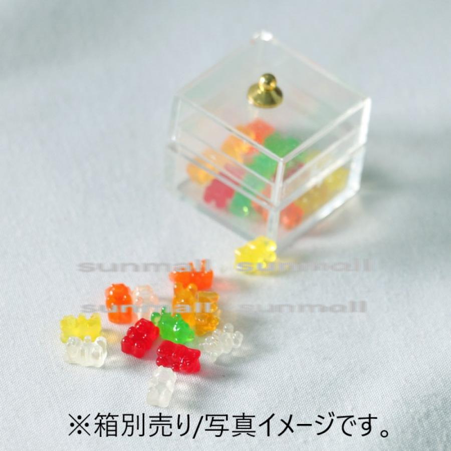 1セット12点販売】【ランダム発送】ミニチュアカラフルくまグミ風 12個
