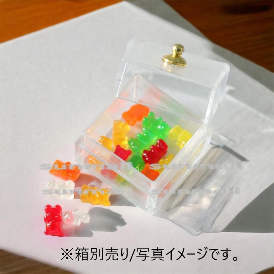 1セット12点販売】【ランダム発送】ミニチュアカラフルくまグミ風 12個